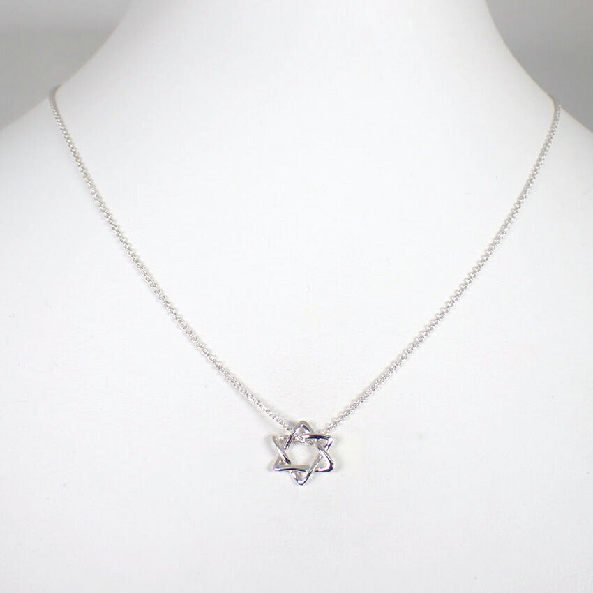 【中古】TIFFANY/ティファニー 925 スターオブダビデ ペンダント/ネックレス/j235-1