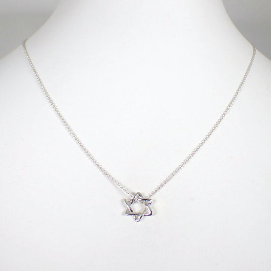 【中古】TIFFANY/ティファニー 925 スターオブダビデ ペンダント/ネックレス/j235-1