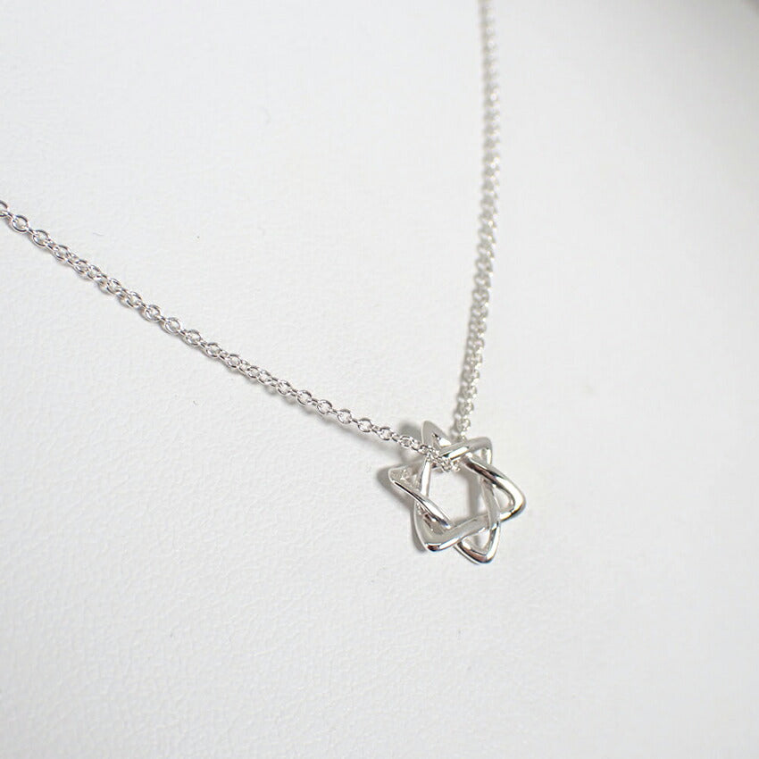 【中古】TIFFANY/ティファニー 925 スターオブダビデ ペンダント/ネックレス/j235-1