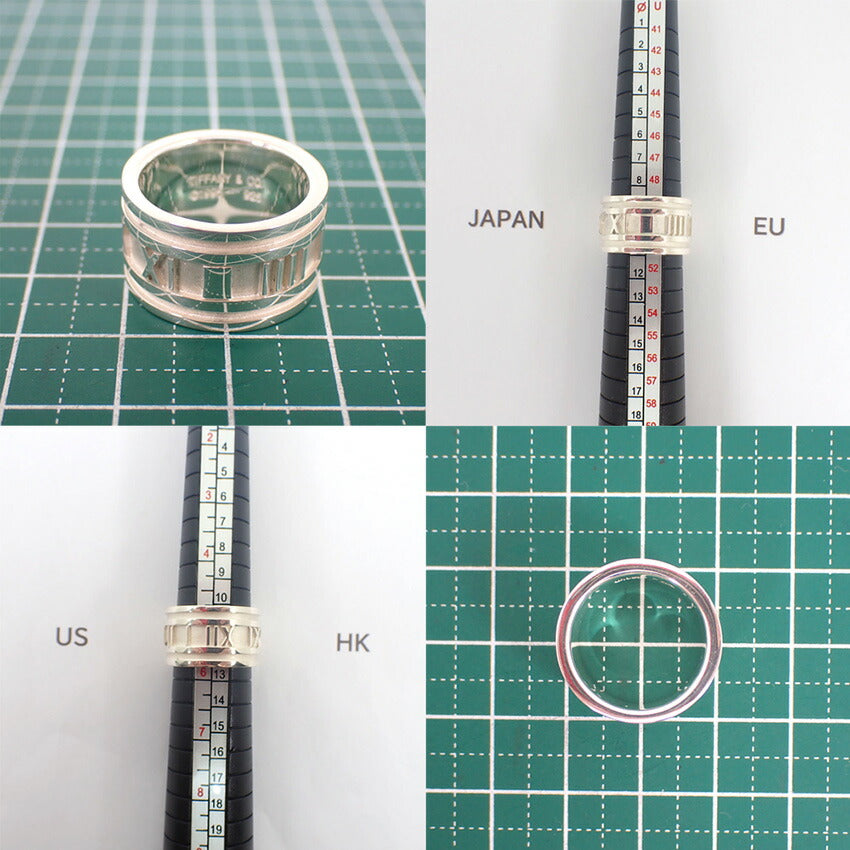 【中古】TIFFANY/ティファニー 925 アトラス ワイド リング /11号/j235-2