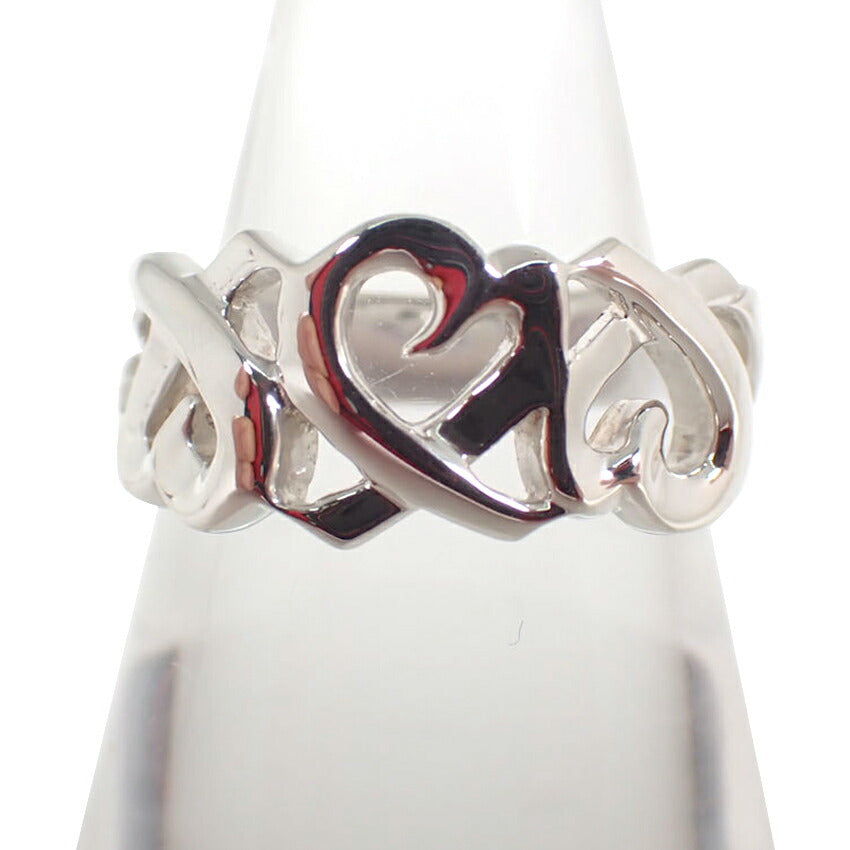 【中古】TIFFANY/ティファニー 925 トリプルラビングハート リング /12号/j236-2