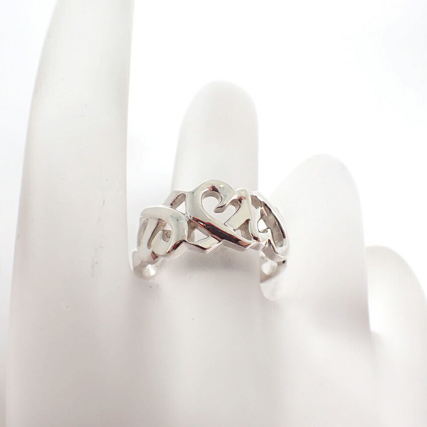 【中古】TIFFANY/ティファニー 925 トリプルラビングハート リング /12号/j236-2