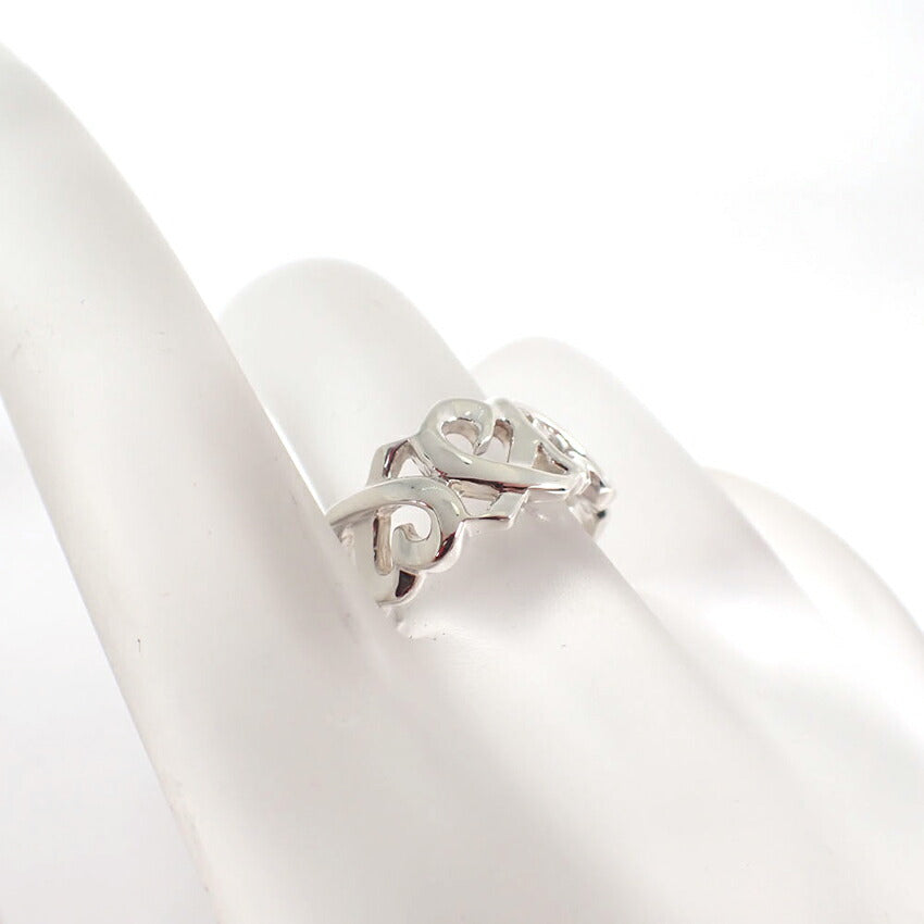 【中古】TIFFANY/ティファニー 925 トリプルラビングハート リング /12号/j236-2