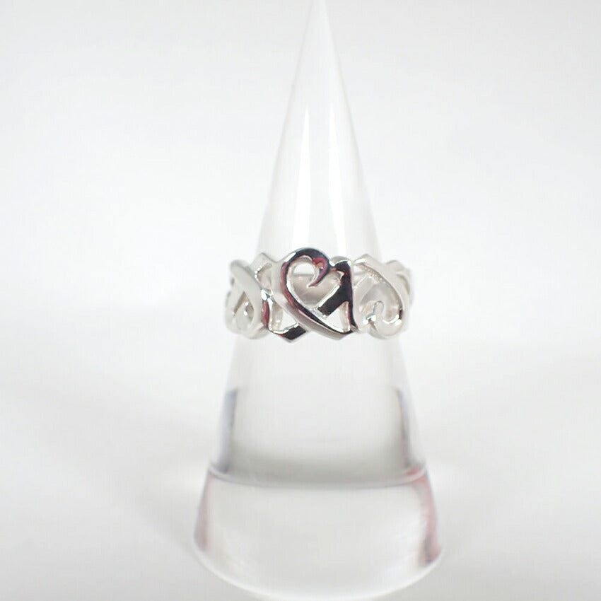 【中古】TIFFANY/ティファニー 925 トリプルラビングハート リング /12号/j236-2