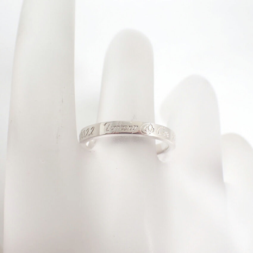 【中古】TIFFANY/ティファニー 925 ノーツ ナロー リング /13号/j236-9