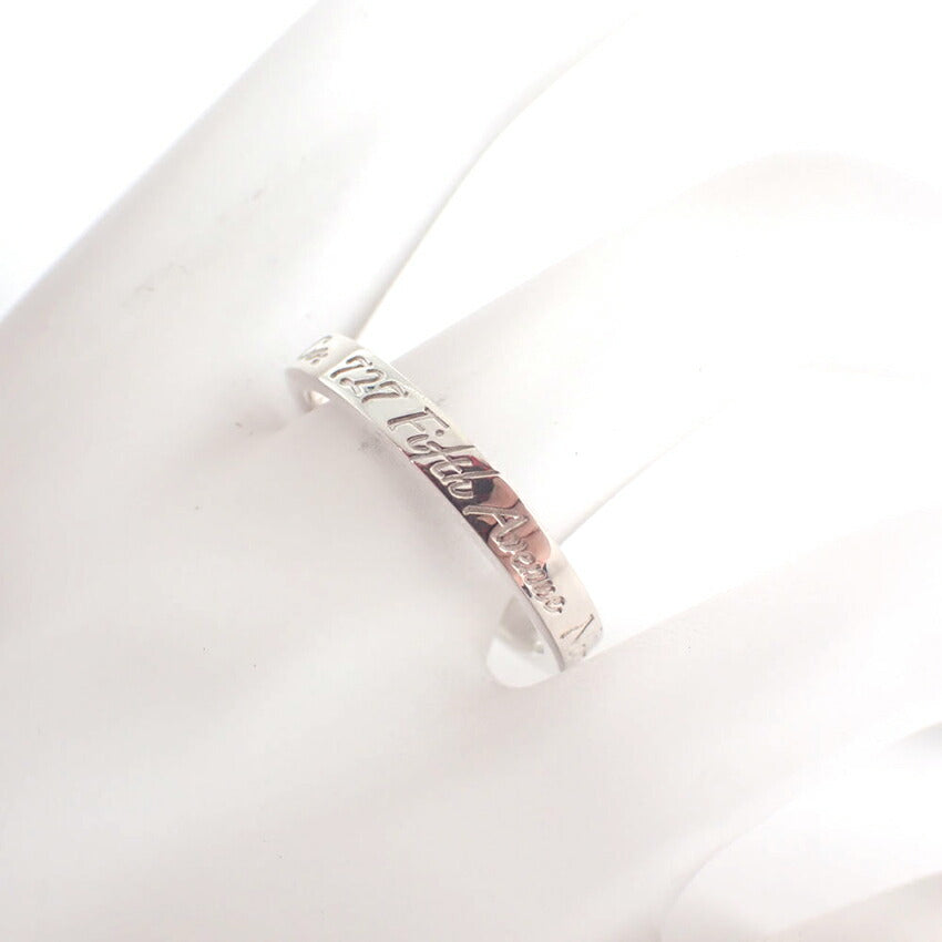 【中古】TIFFANY/ティファニー 925 ノーツ ナロー リング /13号/j236-9