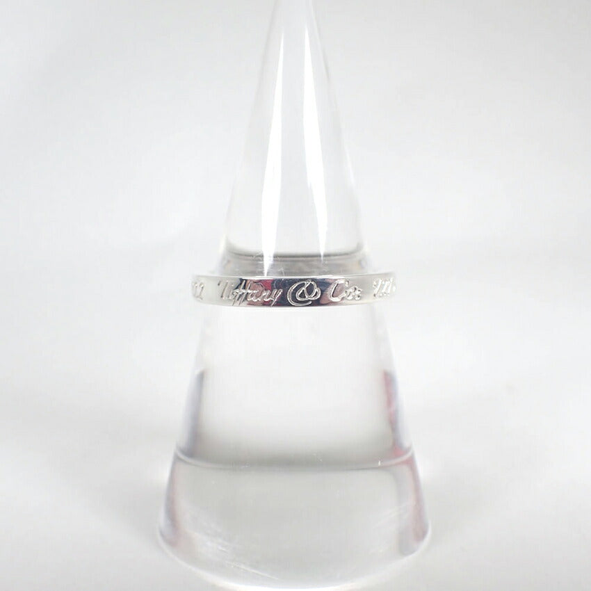 【中古】TIFFANY/ティファニー 925 ノーツ ナロー リング /13号/j236-9
