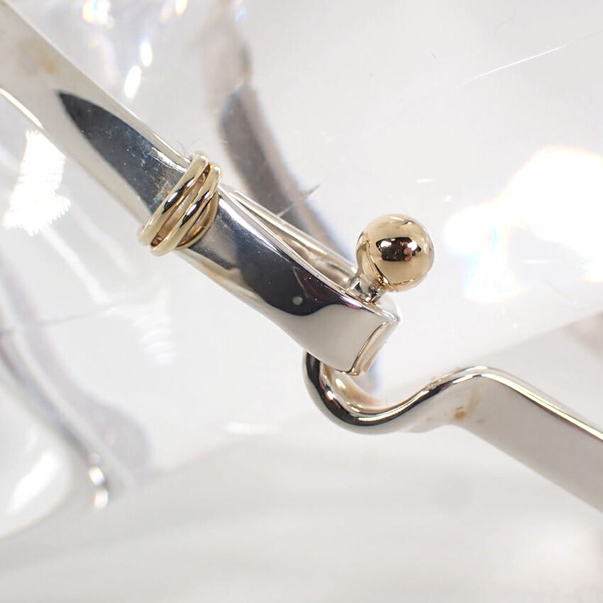 【中古】TIFFANY/ティファニー 925/750  フック＆アイ バングル/j237-2