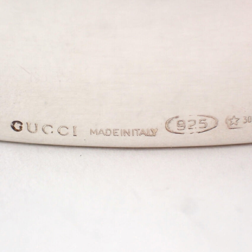 【中古】グッチ 925 ブランデッドG バングル/j237-3