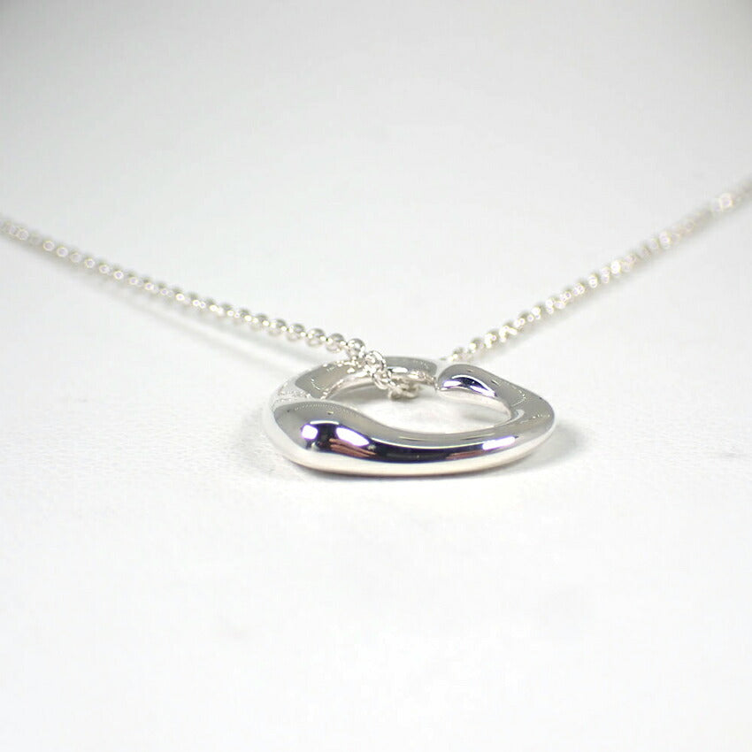 【中古】TIFFANY/ティファニー 925 オープンハート ペンダント/ネックレス /j238-1