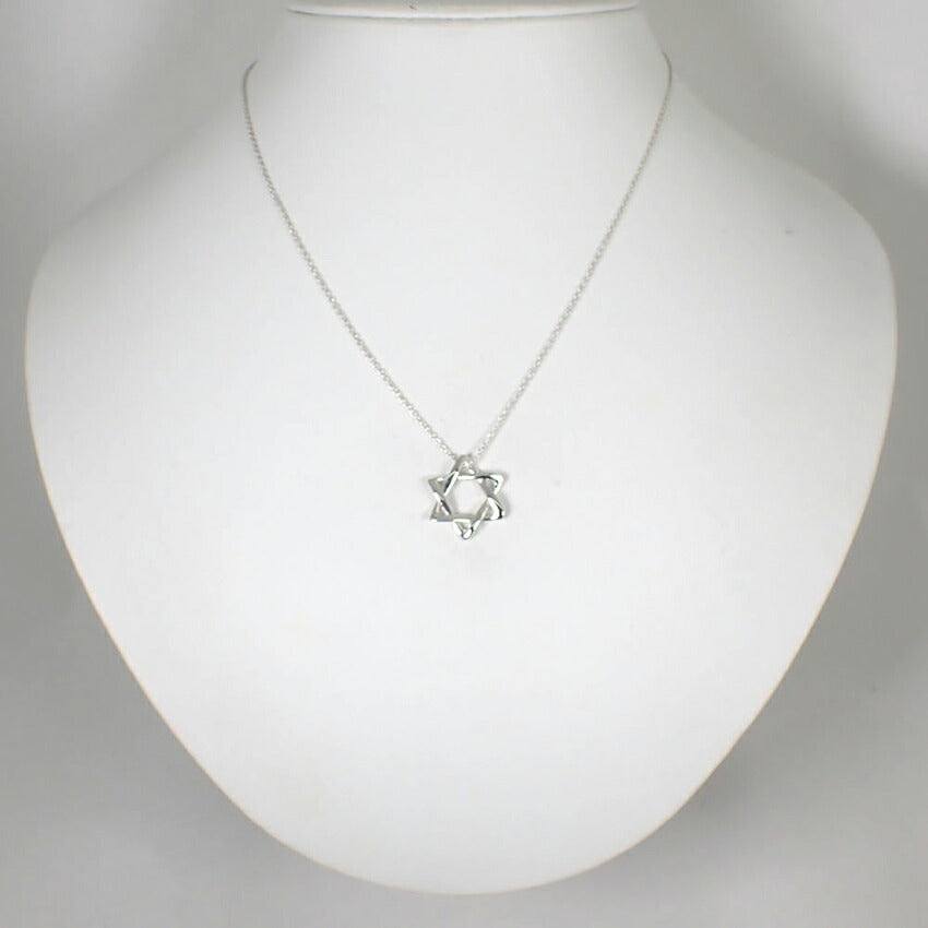 【中古】TIFFANY/ティファニー 925 スターオブダビデ ペンダント/ネックレス/j238-2