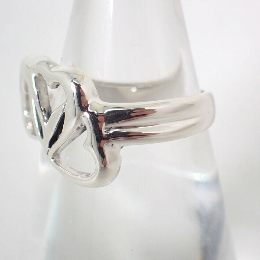 【中古】TIFFANY/ティファニー 925 トリプルハート リング /10号/j238-5