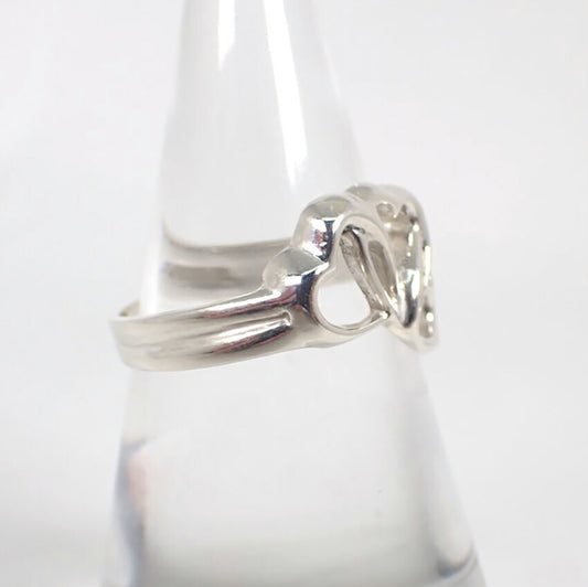【中古】TIFFANY/ティファニー 925 トリプルハート リング /12.5号/j239-10