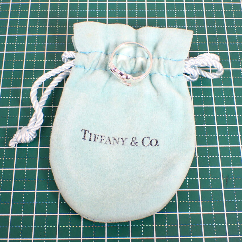 【中古】TIFFANY/ティファニー 925 トリプルハート リング /12.5号/j239-10