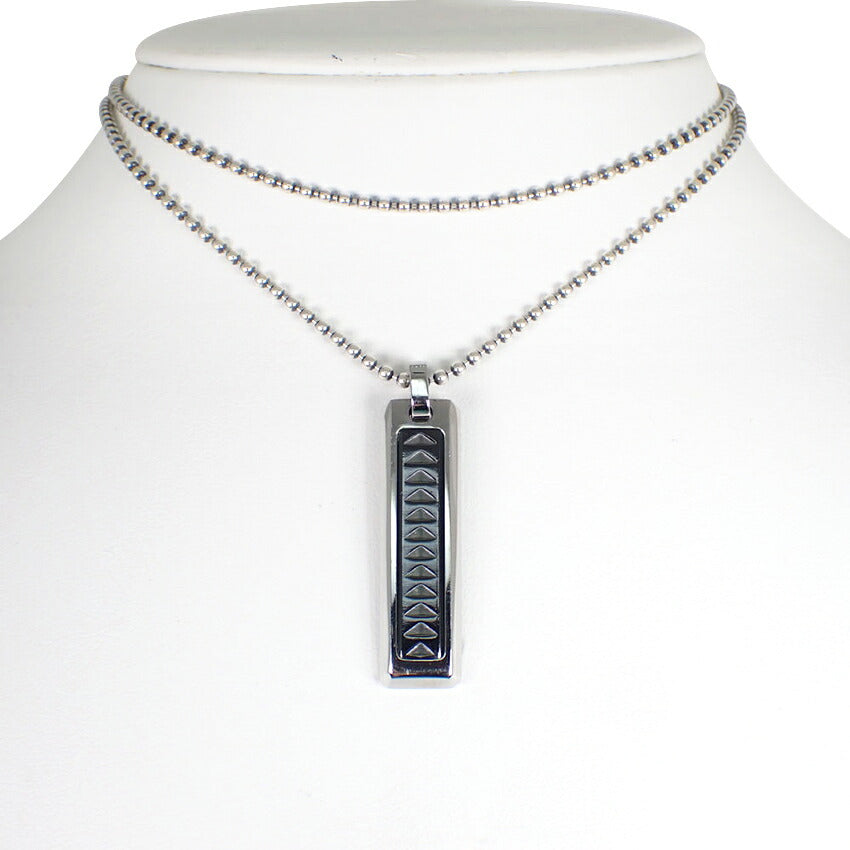 【中古】TIFFANY/ティファニー MAKERS 925/チタン パロマピカソ プレート ネックレス/j239-1
