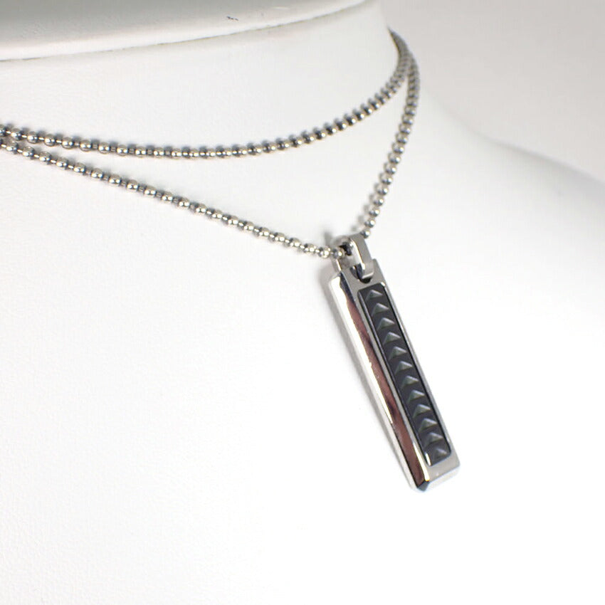 【中古】TIFFANY/ティファニー MAKERS 925/チタン パロマピカソ プレート ネックレス/j239-1