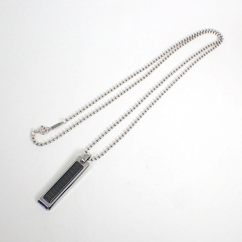 【中古】TIFFANY/ティファニー MAKERS 925/チタン パロマピカソ プレート ネックレス/j239-1