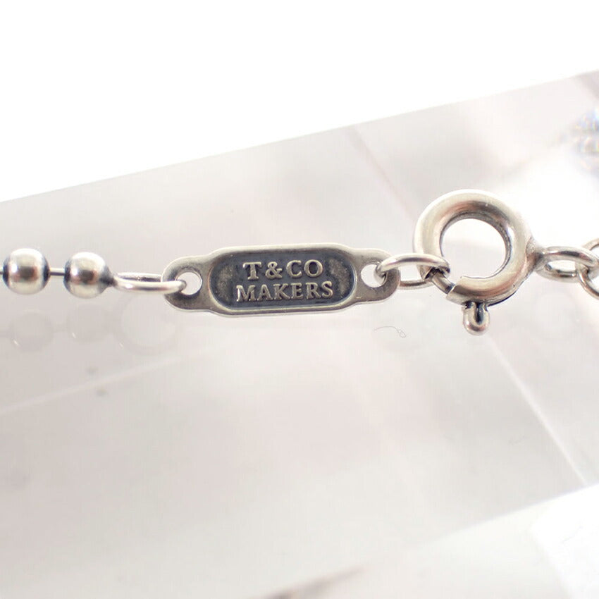 【中古】TIFFANY/ティファニー MAKERS 925/チタン パロマピカソ プレート ネックレス/j239-1