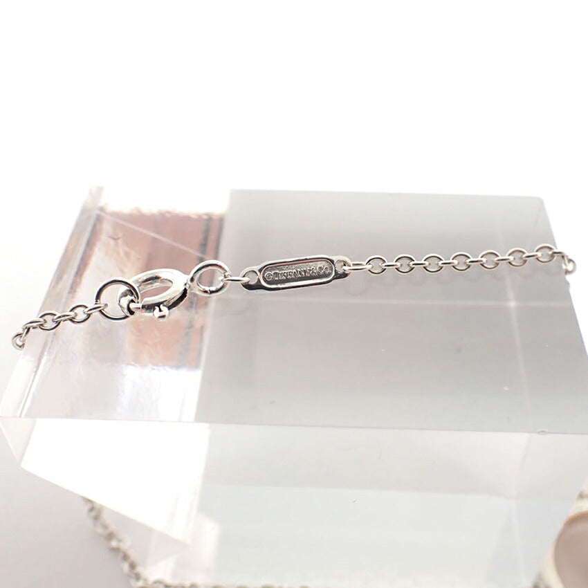 【中古】TIFFANY/ティファニー 925/メタル インターロッキングサークル ブレスレット/j239-4