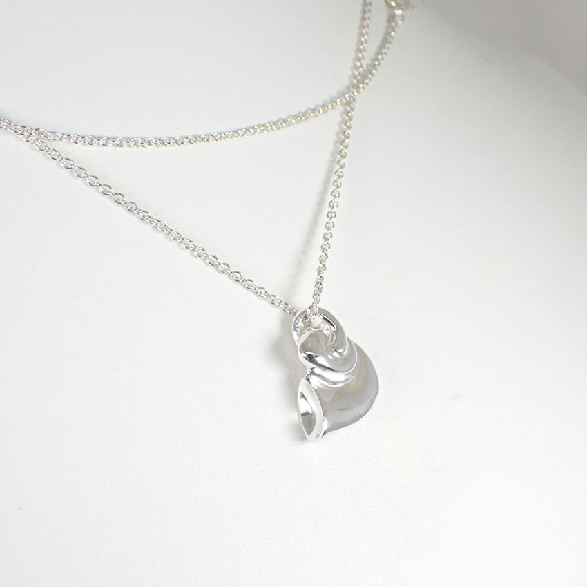 【中古】TIFFANY/ティファニー 925 ヴィンテージ シェル ペンダント/ネックレス 箱付き/j239-7