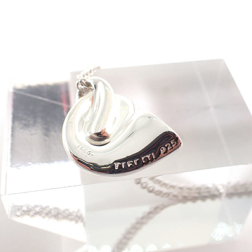 【中古】TIFFANY/ティファニー 925 ヴィンテージ シェル ペンダント/ネックレス 箱付き/j239-7