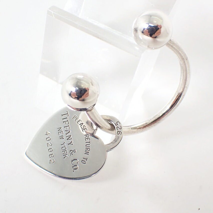 【中古】TIFFANY/ティファニー 925 リターントゥティファニー ハートタグ キーリング/j240-2