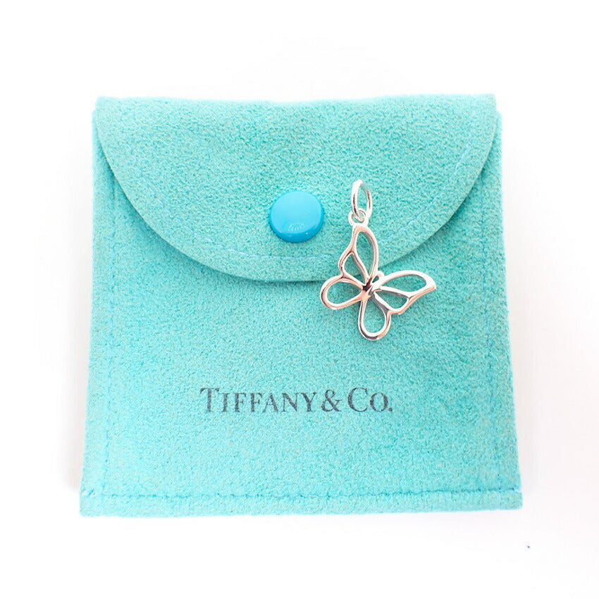 【中古】TIFFANY/ティファニー 925 パピヨン チャーム/ペンダントトップ/j240-8