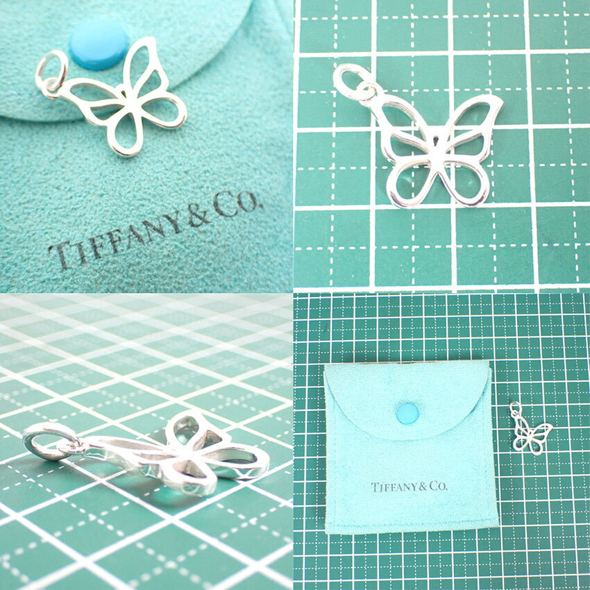 【中古】TIFFANY/ティファニー 925 パピヨン チャーム/ペンダントトップ/j240-8