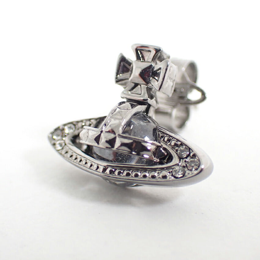 【中古】Vivienne Westwood/ヴィヴィアンウエストウッド ガンメタ オーブ  片耳ピアス/j240-9