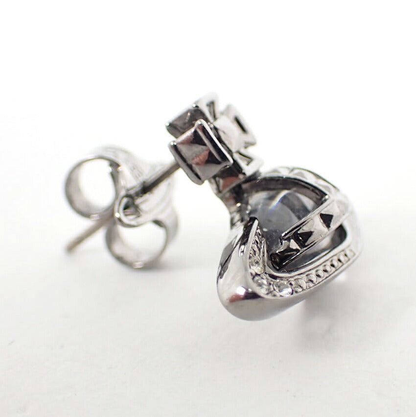 【中古】Vivienne Westwood/ヴィヴィアンウエストウッド ガンメタ オーブ  片耳ピアス/j240-9