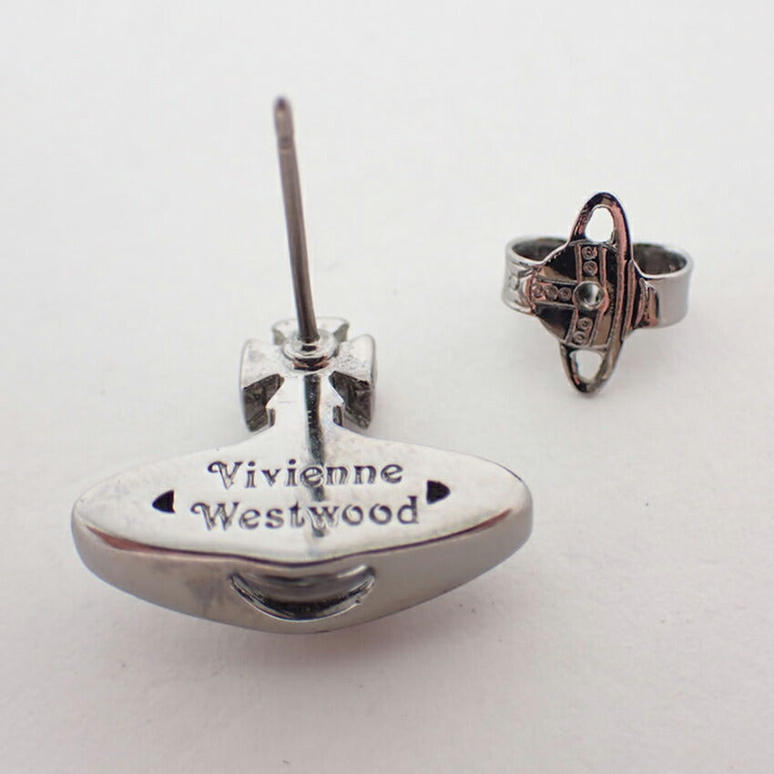 【中古】Vivienne Westwood/ヴィヴィアンウエストウッド ガンメタ オーブ  片耳ピアス/j240-9