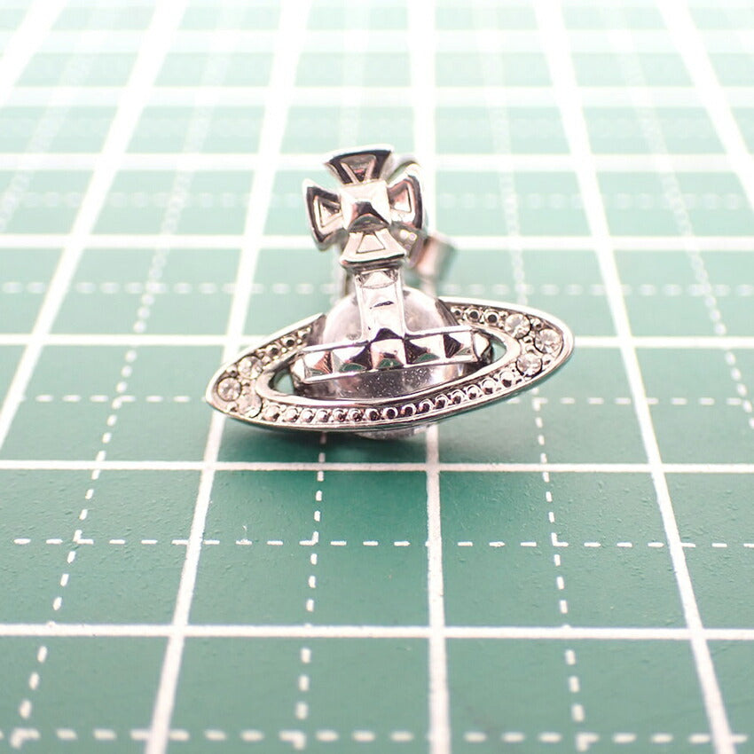【中古】Vivienne Westwood/ヴィヴィアンウエストウッド ガンメタ オーブ  片耳ピアス/j240-9