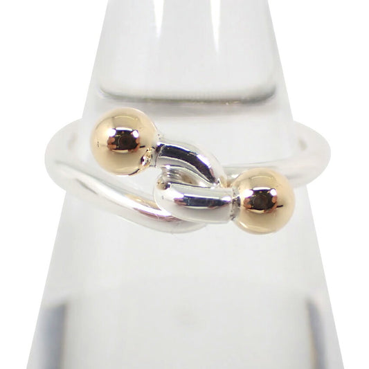 【中古】TIFFANY/ティファニー 925/750 ラブノット リング/7.5号/j244-11