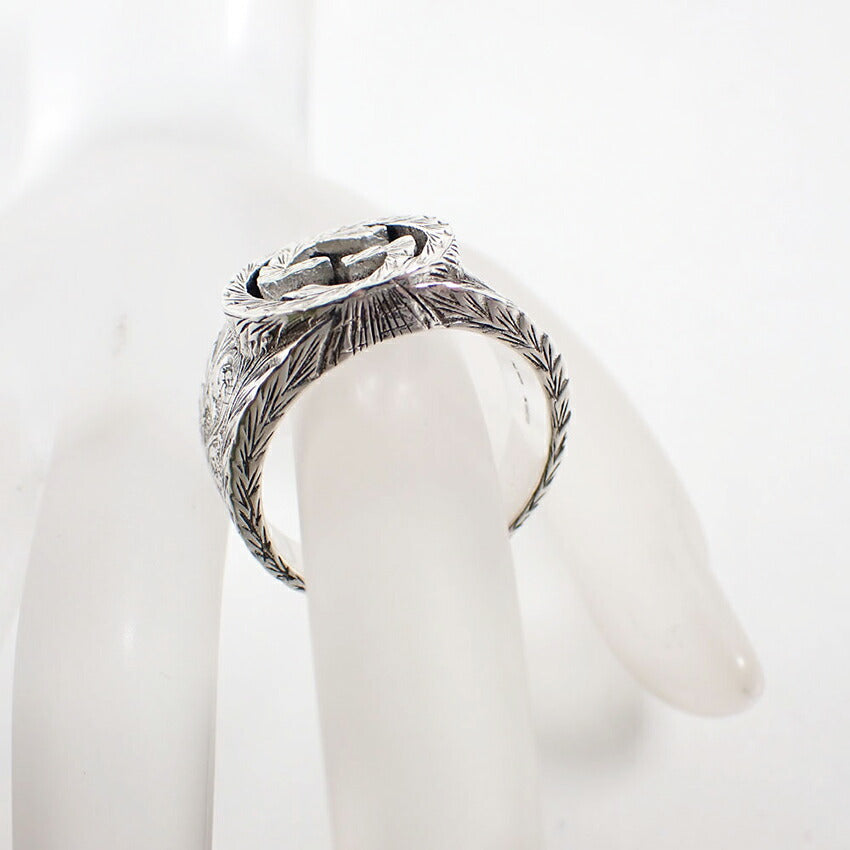【中古】GUCCI/グッチ 925 インターロッキングG リング /20号/j244-1