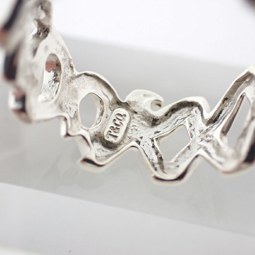 【中古】TIFFANY/ティファニー 925/750 ラブ&キス  リング /12.5号/j244-2