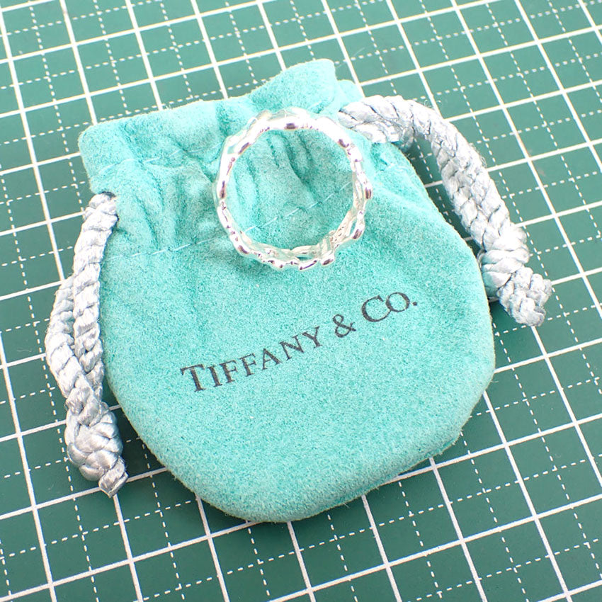 【中古】TIFFANY/ティファニー 925/750 ラブ&キス  リング /12.5号/j244-2
