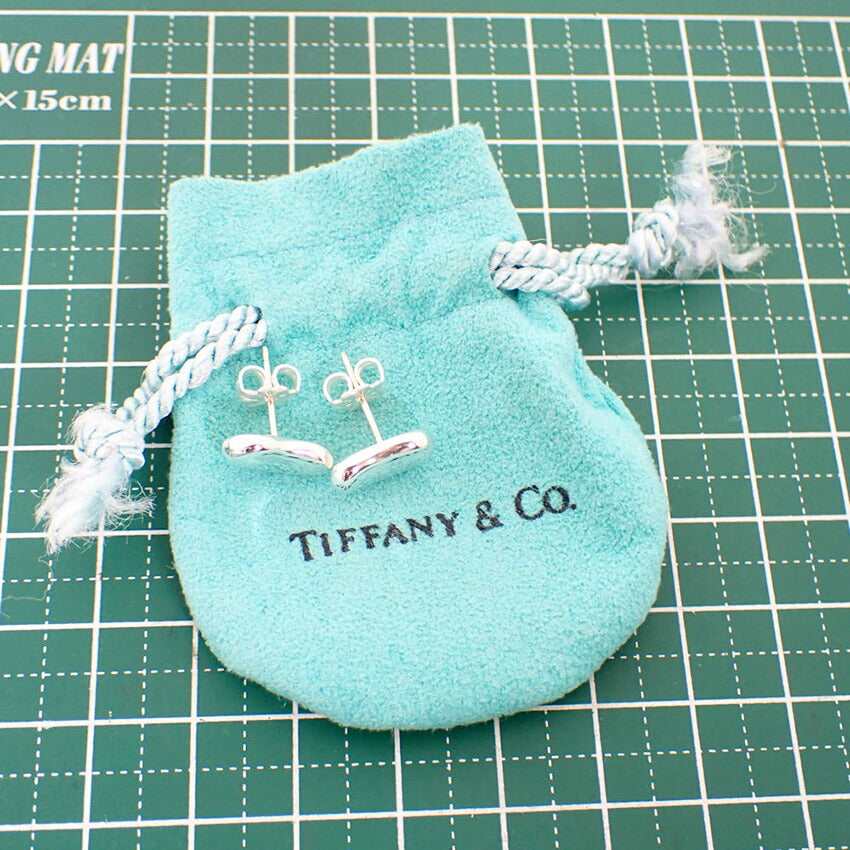 【中古】TIFFANY/ティファニー 925 ビーン ピアス/j244-3