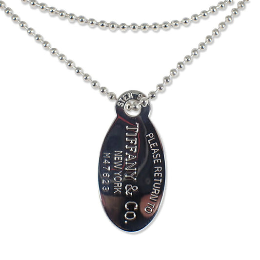 【中古】TIFFANY/ティファニー 925 リターントゥ オーバルタグ ブレスレット/j244-7