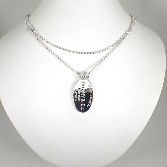 【中古】TIFFANY/ティファニー 925 リターントゥ オーバルタグ ブレスレット/j244-7