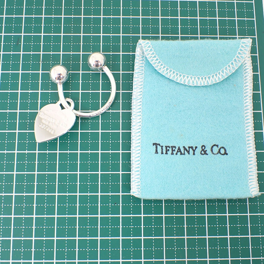 【中古】TIFFANY/ティファニー 925 リターントゥティファニー ハートタグ キーリング/j244-8