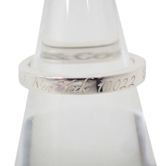 【中古】TIFFANY/ティファニー 925 ノーツ ナロー リング /12号/j244-9