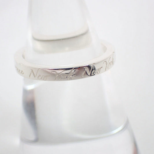 【中古】TIFFANY/ティファニー 925 ノーツ ナロー リング /12号/j244-9