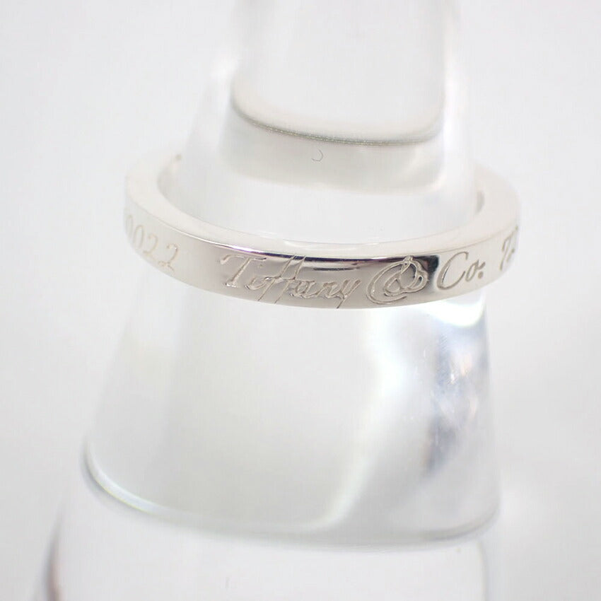 【中古】TIFFANY/ティファニー 925 ノーツ ナロー リング /12号/j244-9