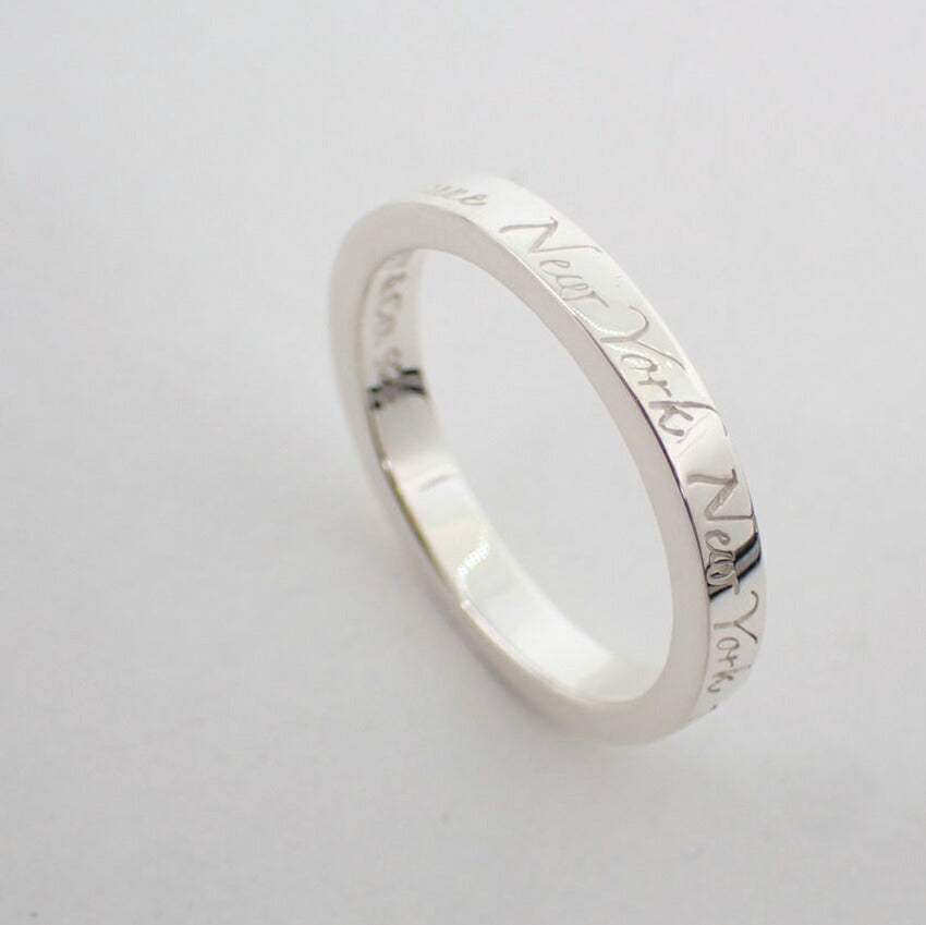 【中古】TIFFANY/ティファニー 925 ノーツ ナロー リング /12号/j244-9
