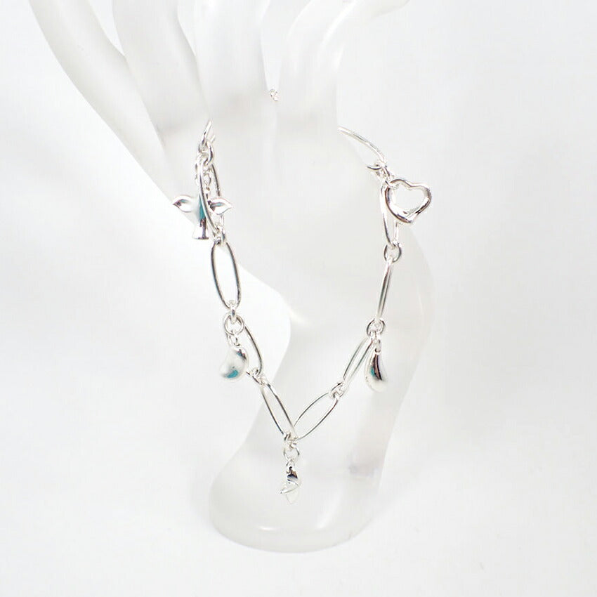 【中古】TIFFANY/ティファニー 925  チャーム付き キーリング/j245-10