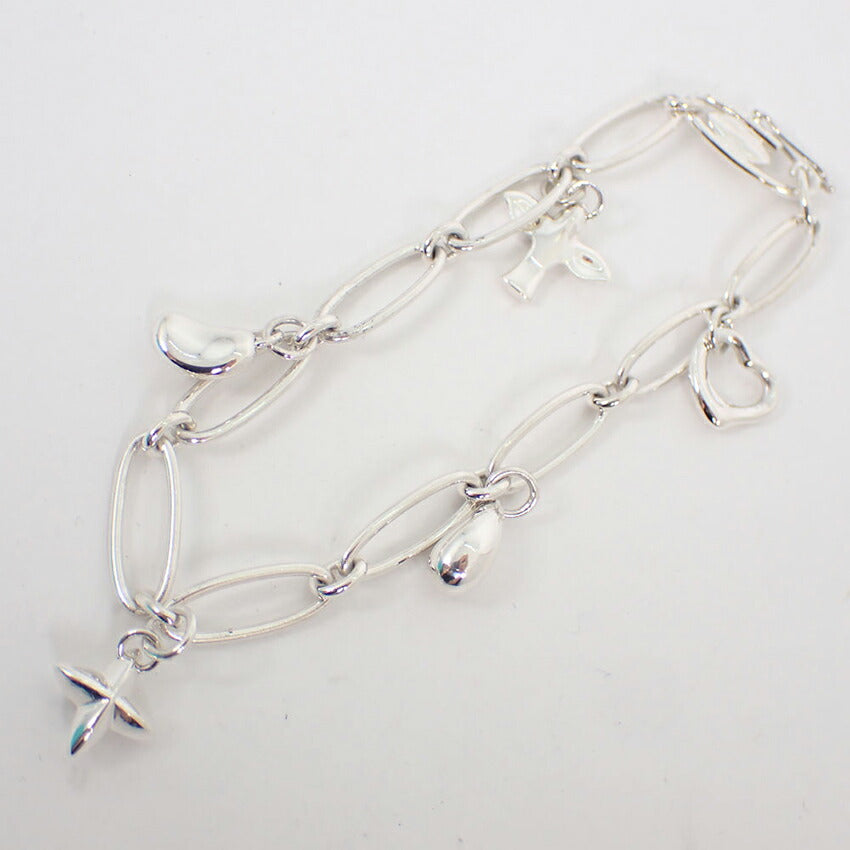 【中古】TIFFANY/ティファニー 925  チャーム付き キーリング/j245-10