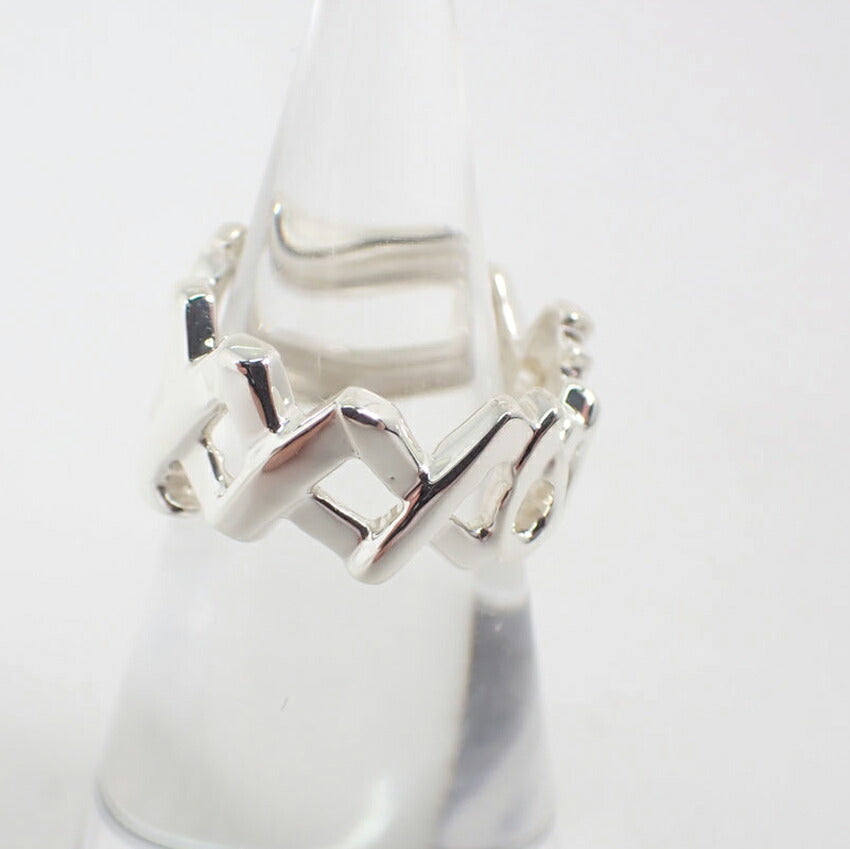 【中古】TIFFANY/ティファニー 925 パロマピカソ ラブ＆キス リング /8号/j245-13