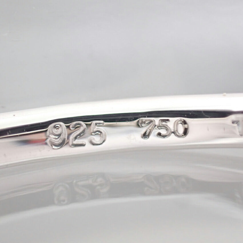 【中古】TIFFANY/ティファニー 925/750 ダブルアイ  リング /12.5号/j245-14