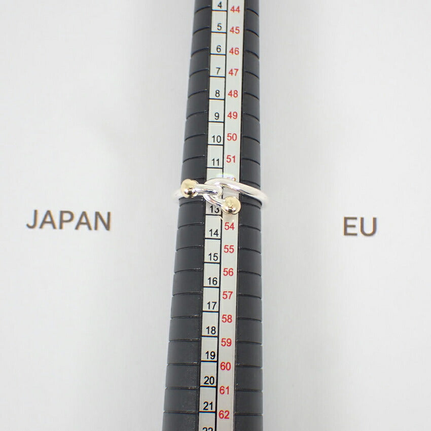 【中古】TIFFANY/ティファニー 925/750 ダブルアイ  リング /12.5号/j245-14