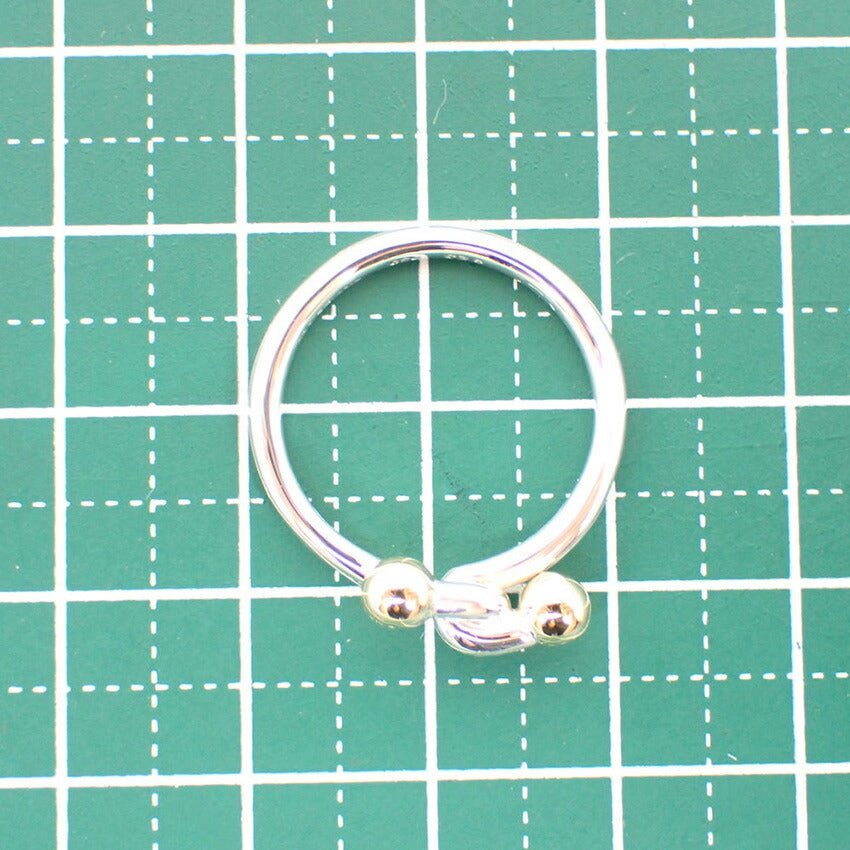 【中古】TIFFANY/ティファニー 925/750 ダブルアイ  リング /12.5号/j245-14